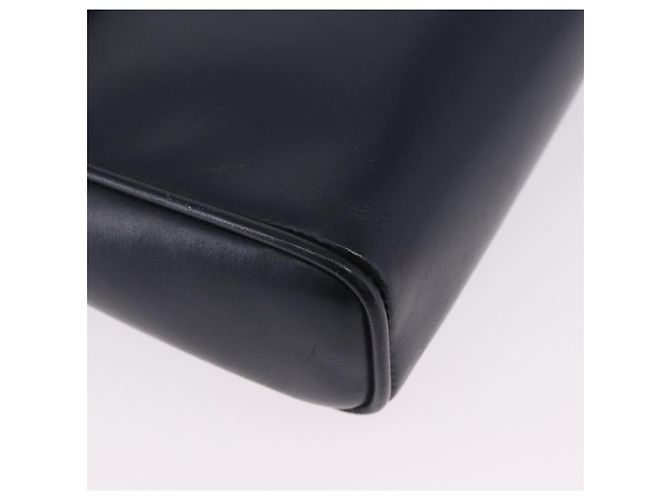 Bolsa de Ombro GUCCI em Couro Azul Marinho e Tom Dourado 29 001 4697 Auth BA14935 - vista 9