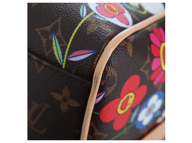 Borsa LOUIS VUITTON Takashi Murakami Keepall Bandouliere 45 M14182 Auth 197301SM Monogramma - vista 17