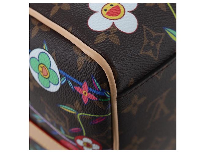 Borsa LOUIS VUITTON Takashi Murakami Keepall Bandouliere 45 M14182 Auth 197301SM Monogramma - vista 18