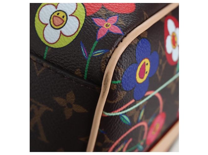 Borsa LOUIS VUITTON Takashi Murakami Keepall Bandouliere 45 M14182 Auth 197301SM Monogramma - vista 19