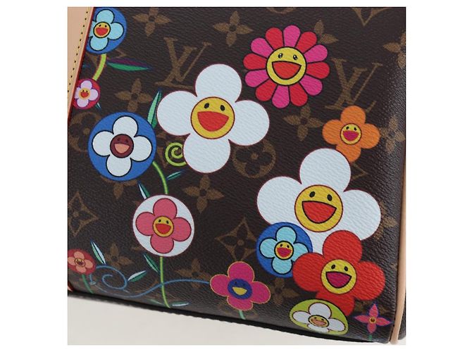 Borsa LOUIS VUITTON Takashi Murakami Keepall Bandouliere 45 M14182 Auth 197301SM Monogramma - vista 20