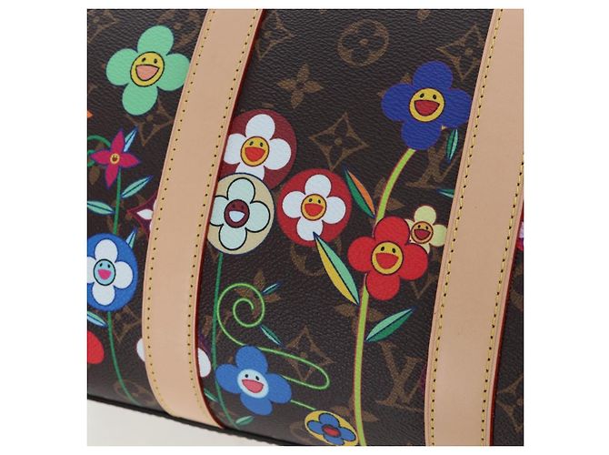 Borsa LOUIS VUITTON Takashi Murakami Keepall Bandouliere 45 M14182 Auth 197301SM Monogramma - vista 21