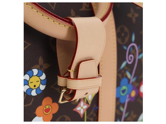 Borsa LOUIS VUITTON Takashi Murakami Keepall Bandouliere 45 M14182 Auth 197301SM Monogramma - vista 24