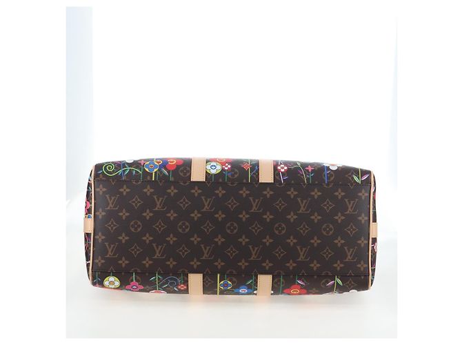 Borsa LOUIS VUITTON Takashi Murakami Keepall Bandouliere 45 M14182 Auth 197301SM Monogramma - vista 5