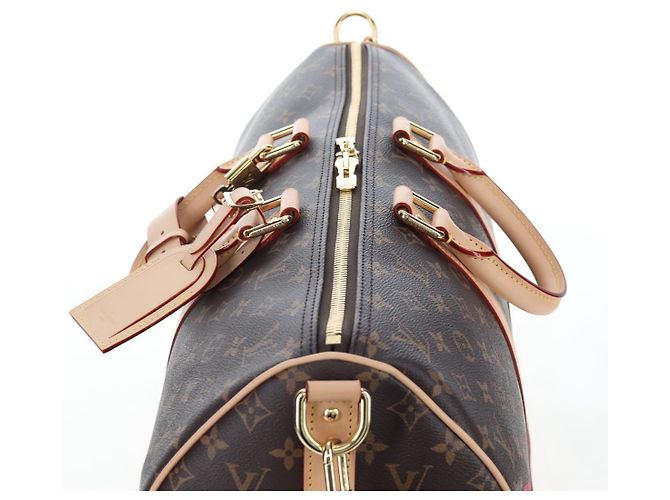 Borsa LOUIS VUITTON Takashi Murakami Keepall Bandouliere 45 M14182 Auth 197301SM Monogramma - vista 6
