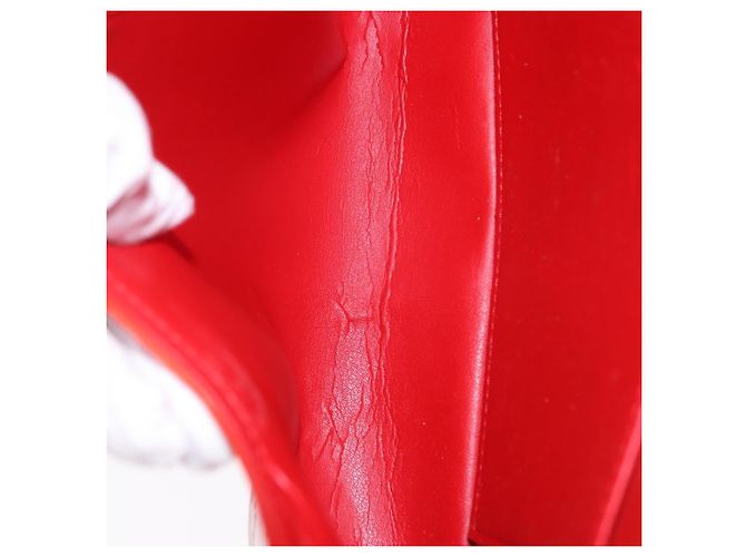 LOUIS VUITTON Monogram Vernis Thompson Street Bag Red M91094 LV Auth BA14781 Rosso - vista 11