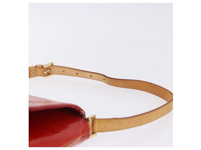 LOUIS VUITTON Monogram Vernis Thompson Street Bag Red M91094 LV Auth BA14781 Rosso - vista 14
