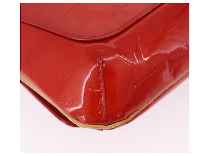 LOUIS VUITTON Monogram Vernis Thompson Street Bag Red M91094 LV Auth BA14781 Rosso - vista 17