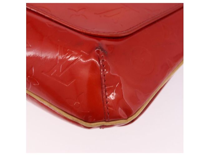 LOUIS VUITTON Monogram Vernis Thompson Street Bag Red M91094 LV Auth BA14781 Rosso - vista 18