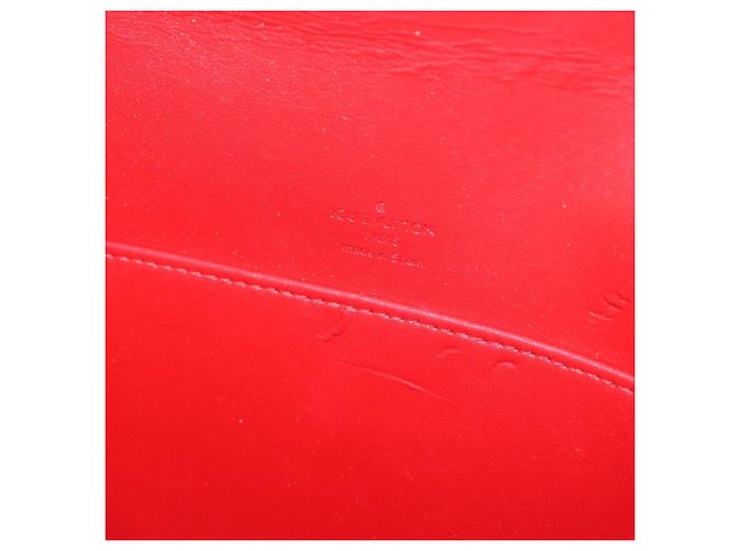 LOUIS VUITTON Monogram Vernis Thompson Street Bag Red M91094 LV Auth BA14781 Rosso - vista 20