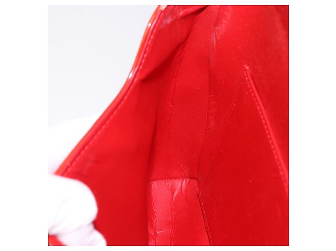 LOUIS VUITTON Monogram Vernis Thompson Street Bag Red M91094 LV Auth BA14781 Rosso - vista 21