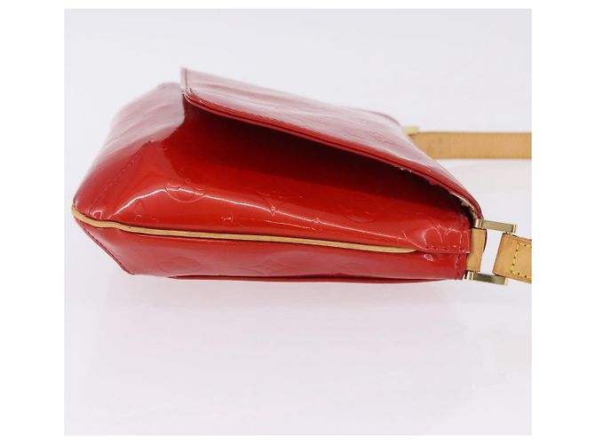 LOUIS VUITTON Monogram Vernis Thompson Street Bag Red M91094 LV Auth BA14781 Rosso - vista 3