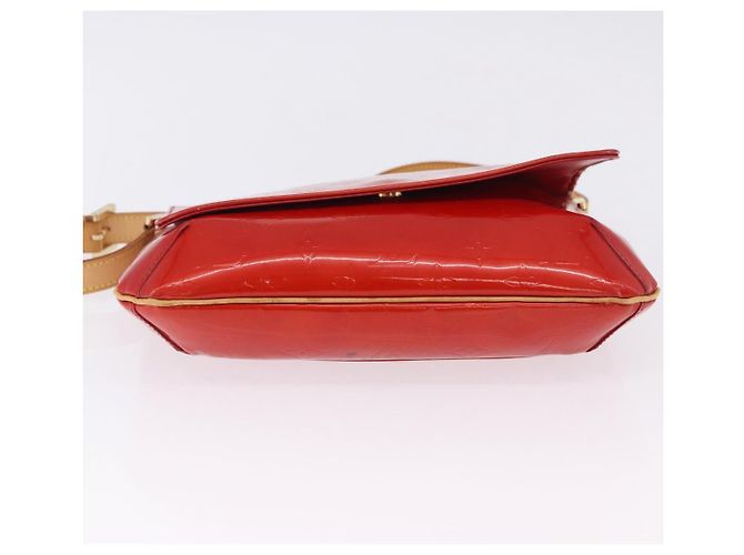 LOUIS VUITTON Monogram Vernis Thompson Street Bag Red M91094 LV Auth BA14781 Rosso - vista 5