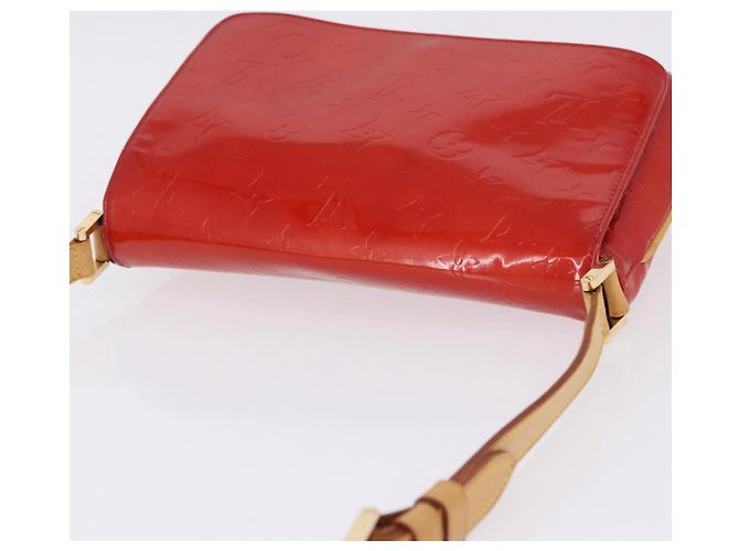 LOUIS VUITTON Monogram Vernis Thompson Street Bag Red M91094 LV Auth BA14781 Rosso - vista 6