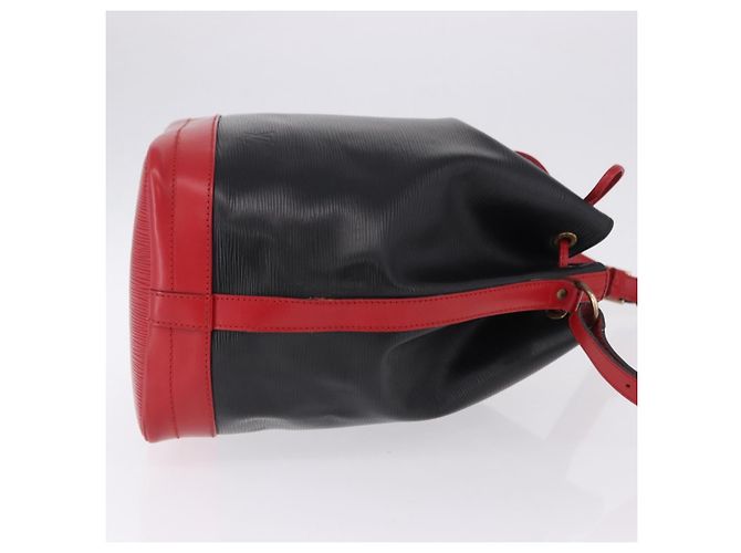 Borsa a tracolla LOUIS VUITTON Epi Noe Nero Rosso M44017 LV Auth BA14890A - vista 3