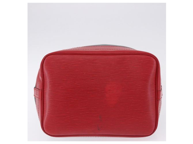 Borsa a tracolla LOUIS VUITTON Epi Noe Nero Rosso M44017 LV Auth BA14890A - vista 6