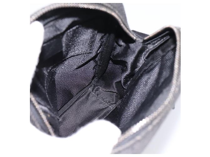Borsa a tracolla GUCCI GG Canvas Nero Argento 101680 Auth ka5778 - vista 18
