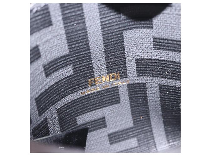 FENDI Kartenetui aus Leder Weiß Auth 197220M - Ansicht 19
