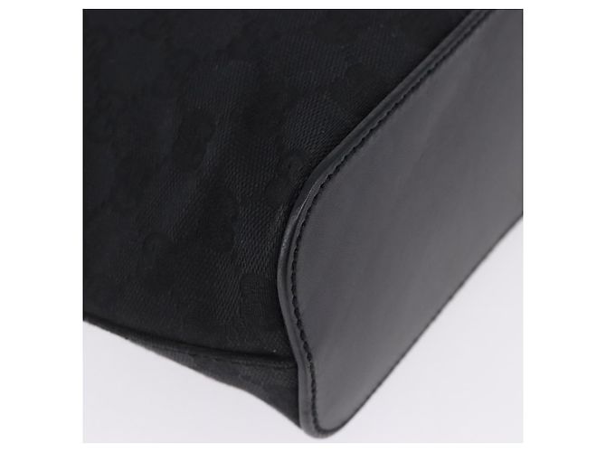 Borsa a Tracolla GUCCI GG Canvas Nera 107752 Auth 197311V Nero - vista 14