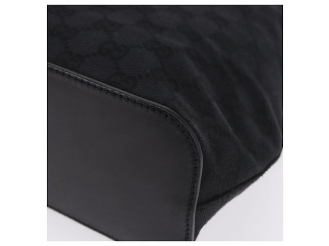 Borsa a Tracolla GUCCI GG Canvas Nera 107752 Auth 197311V Nero - vista 15