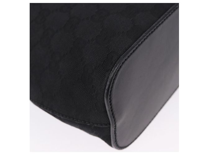 Borsa a Tracolla GUCCI GG Canvas Nera 107752 Auth 197311V Nero - vista 16