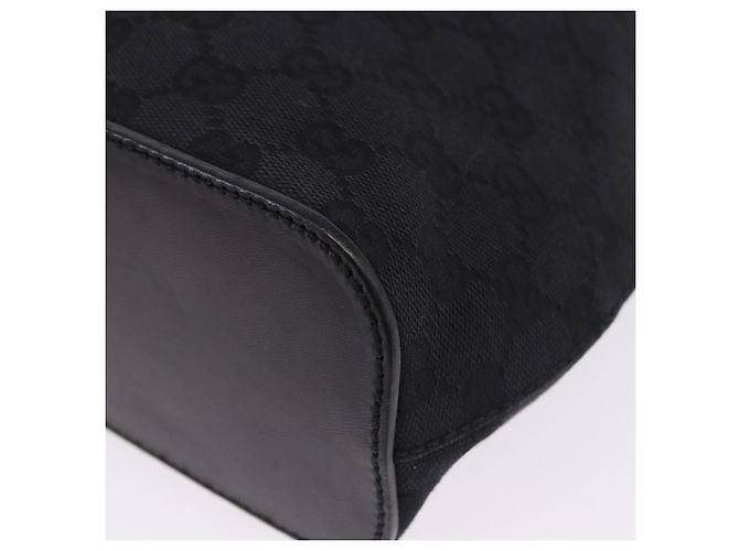Borsa a Tracolla GUCCI GG Canvas Nera 107752 Auth 197311V Nero - vista 17