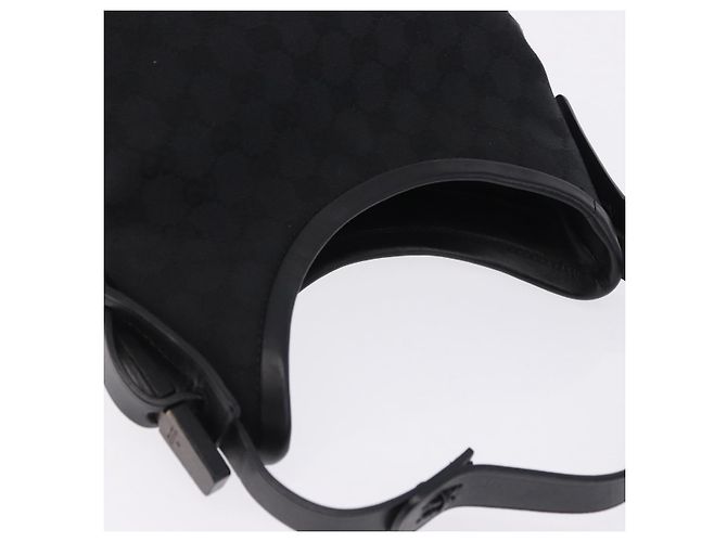 Borsa a Tracolla GUCCI GG Canvas Nera 107752 Auth 197311V Nero - vista 6