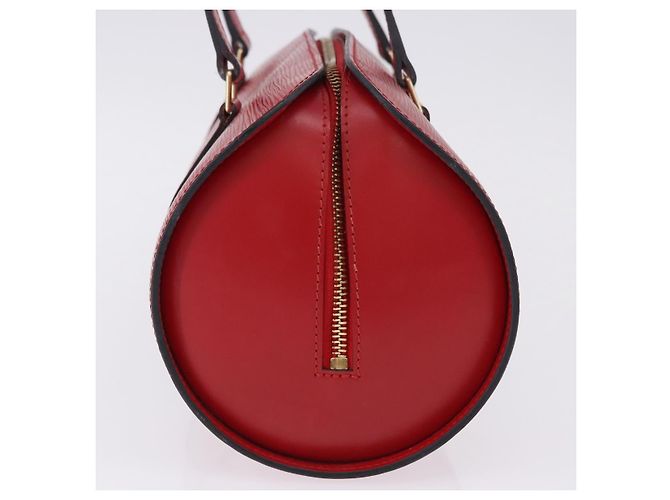 Borsa a mano LOUIS VUITTON Epi Soufflot Rossa M52227 LV Auth 195555V Rosso - vista 3