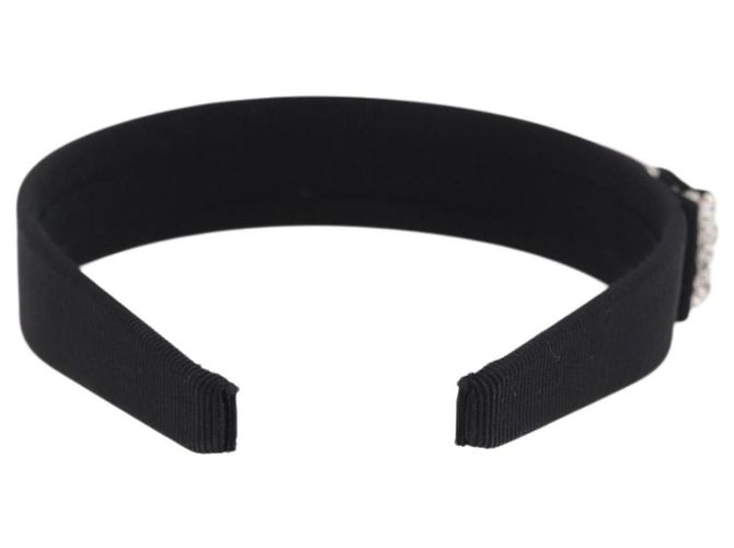 Salvatore Ferragamo Vala Katyusha Canvas Black Auth BA15217A Nero - vista 3