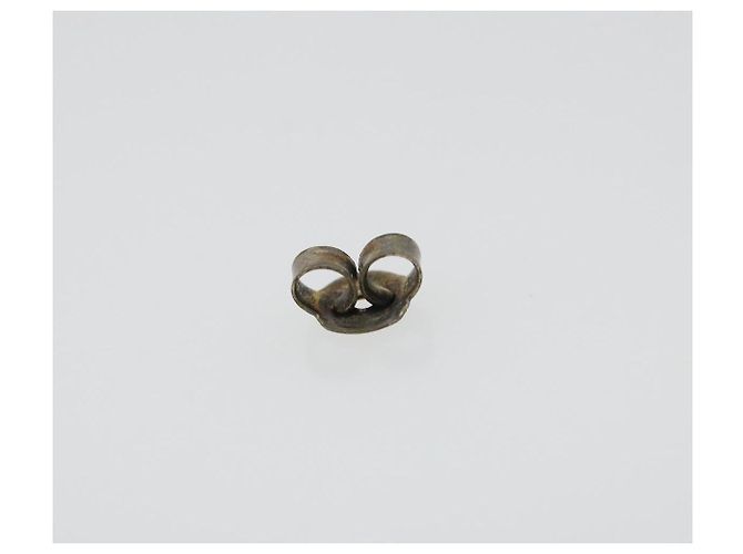 CHANEL Pierce Metal Silver CC Auth 198817 Argento - vista 12
