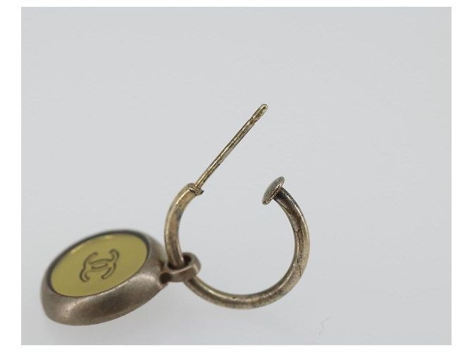 CHANEL Pierce Metal Silver CC Auth 198817 Argento - vista 7