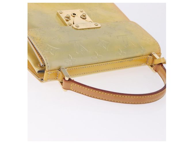 LOUIS VUITTON Monogram Vernis Spring Street Hand Bag Gris M91029 LV Auth 196286 Grigio - vista 14