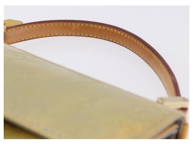 LOUIS VUITTON Monogram Vernis Spring Street Hand Bag Gris M91029 LV Auth 196286 Grigio - vista 15