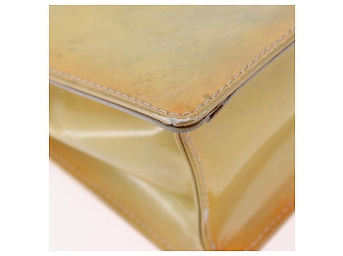 LOUIS VUITTON Monogram Vernis Spring Street Hand Bag Gris M91029 LV Auth 196286 Grigio - vista 18