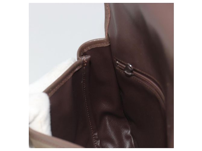 Borsa a tracolla Burberrys Nova Check Canvas Beige Tono Oro Auth BA14931A - vista 19