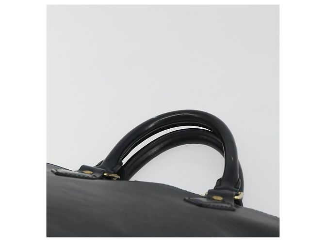 Borsa a mano LOUIS VUITTON Epi Alma Noir M52142 LV Auth 198666A Nero - vista 14