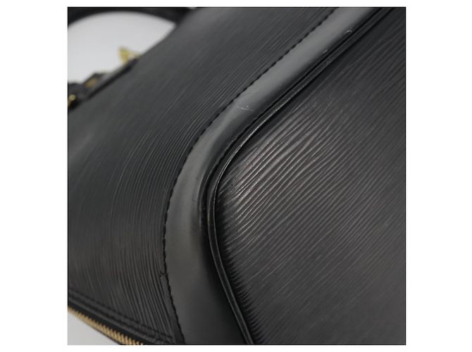 Borsa a mano LOUIS VUITTON Epi Alma Noir M52142 LV Auth 198666A Nero - vista 18