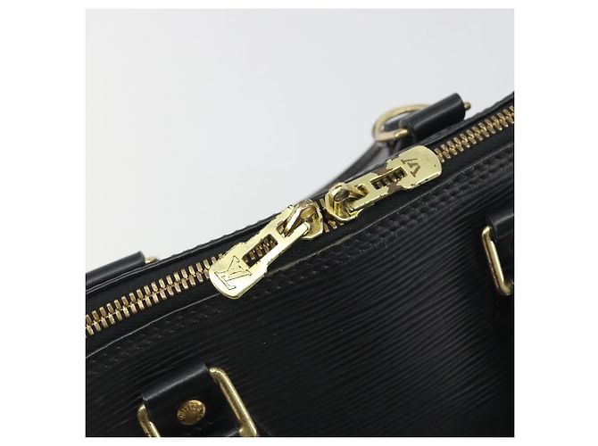 Borsa a mano LOUIS VUITTON Epi Alma Noir M52142 LV Auth 198666A Nero - vista 20