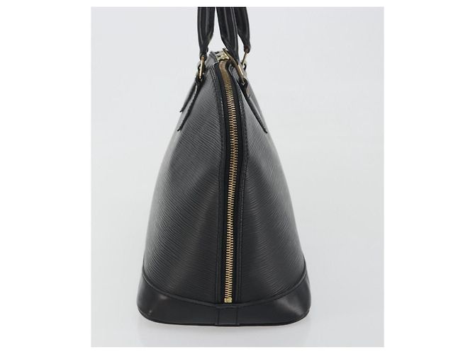 Borsa a mano LOUIS VUITTON Epi Alma Noir M52142 LV Auth 198666A Nero - vista 3