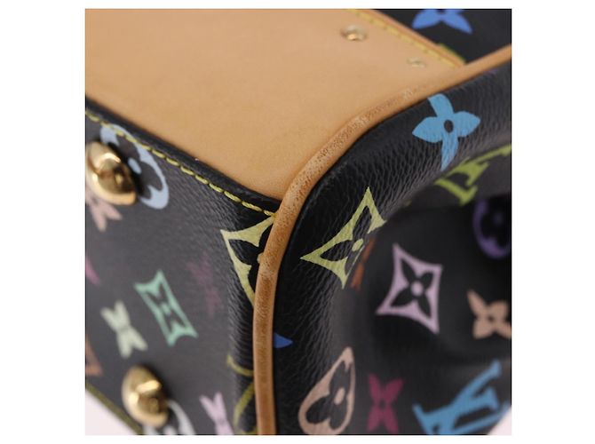 Borsa LOUIS VUITTON Monogram Multicolor Beverly MM Nera M40204 LV Auth ka5760SV Nero - vista 17