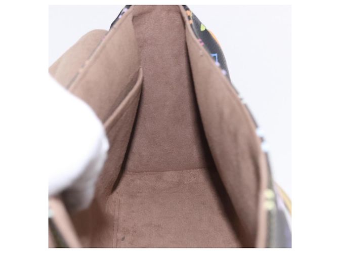 Borsa LOUIS VUITTON Monogram Multicolor Beverly MM Nera M40204 LV Auth ka5760SV Nero - vista 21