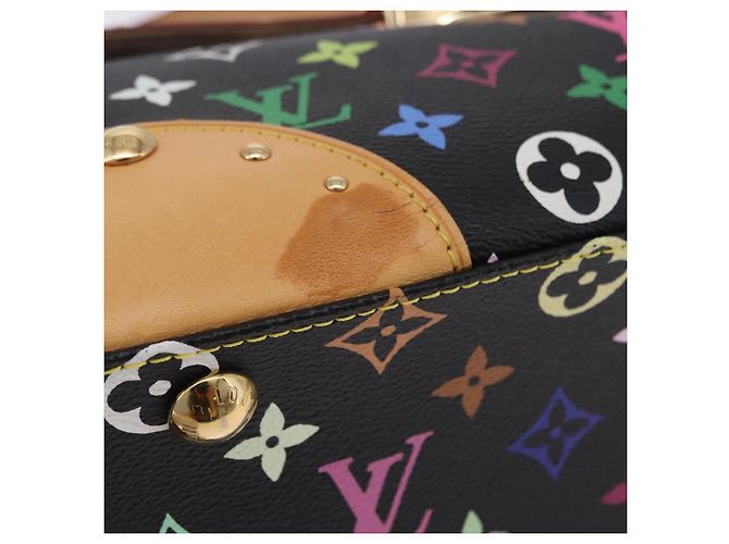 Borsa LOUIS VUITTON Monogram Multicolor Beverly MM Nera M40204 LV Auth ka5760SV Nero - vista 6