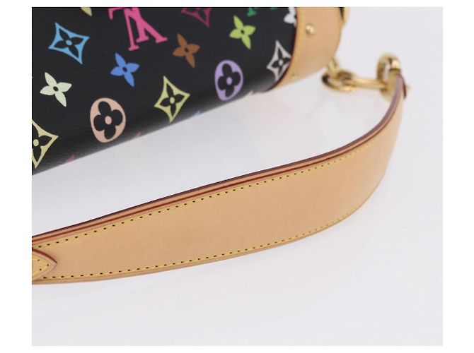Borsa LOUIS VUITTON Monogram Multicolor Beverly MM Nera M40204 LV Auth ka5760SV Nero - vista 8