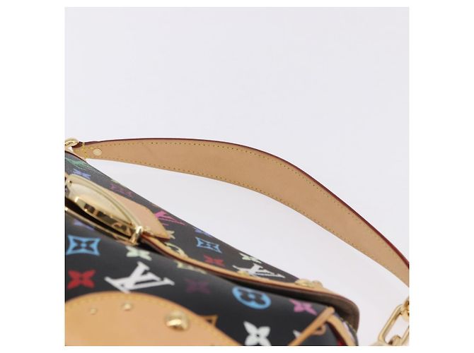 Borsa LOUIS VUITTON Monogram Multicolor Beverly MM Nera M40204 LV Auth ka5760SV Nero - vista 9