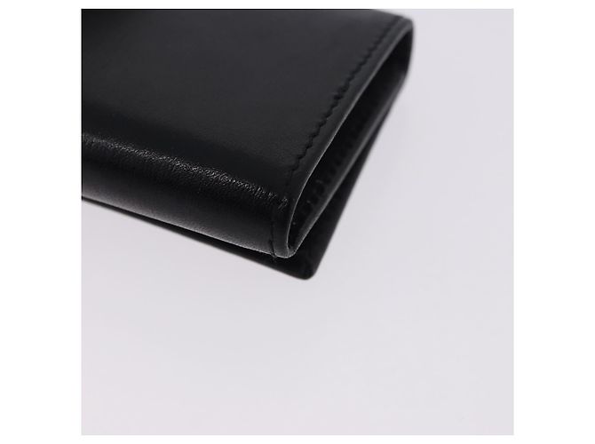 GUCCI Interlocking Key Case Leather Black Silver 115225 Auth am12352V Silvery - view 16