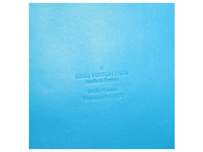 LOUIS VUITTON Monogram Mesh Keepall Triangle 50 Turquoise M45048 Auth 195543SAM Turchese - vista 27