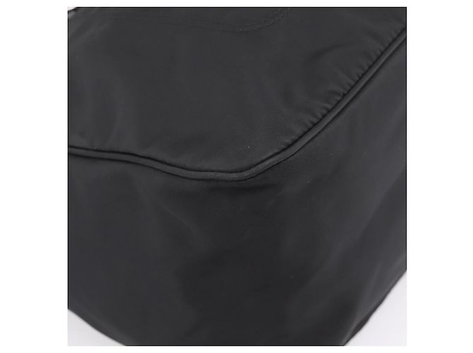 Borsa a tracolla PRADA Nylon Black Silver Auth am12283V Nero Argento - vista 14