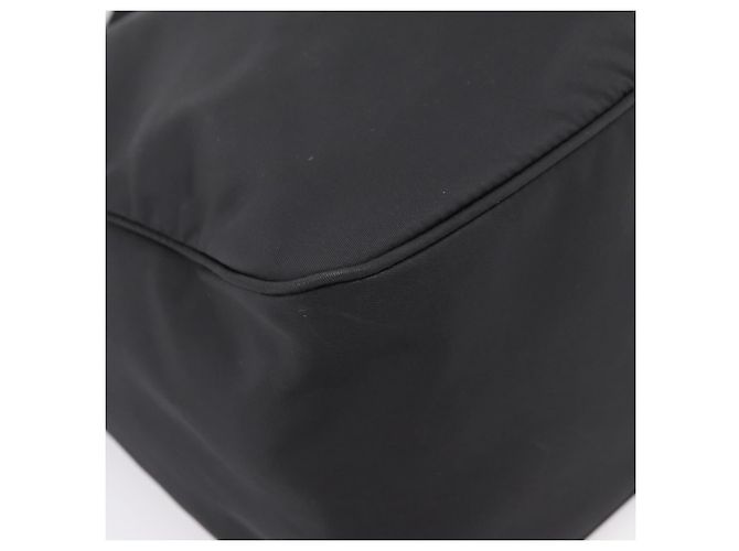 Borsa a tracolla PRADA Nylon Black Silver Auth am12283V Nero Argento - vista 16