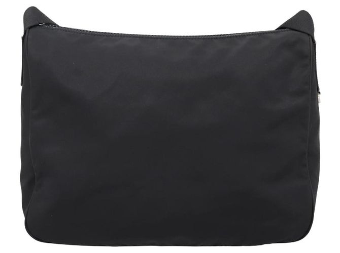 Borsa a tracolla PRADA Nylon Black Silver Auth am12283V Nero Argento - vista 2
