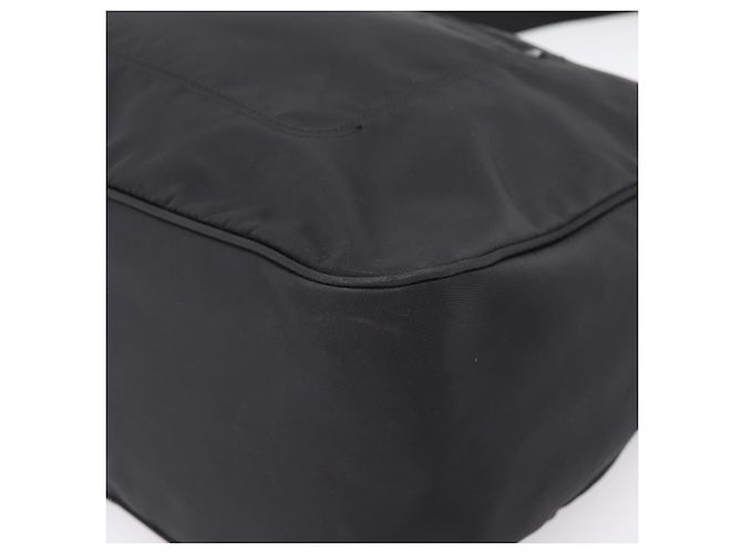 Borsa a tracolla PRADA Nylon Black Silver Auth am12283V Nero Argento - vista 9